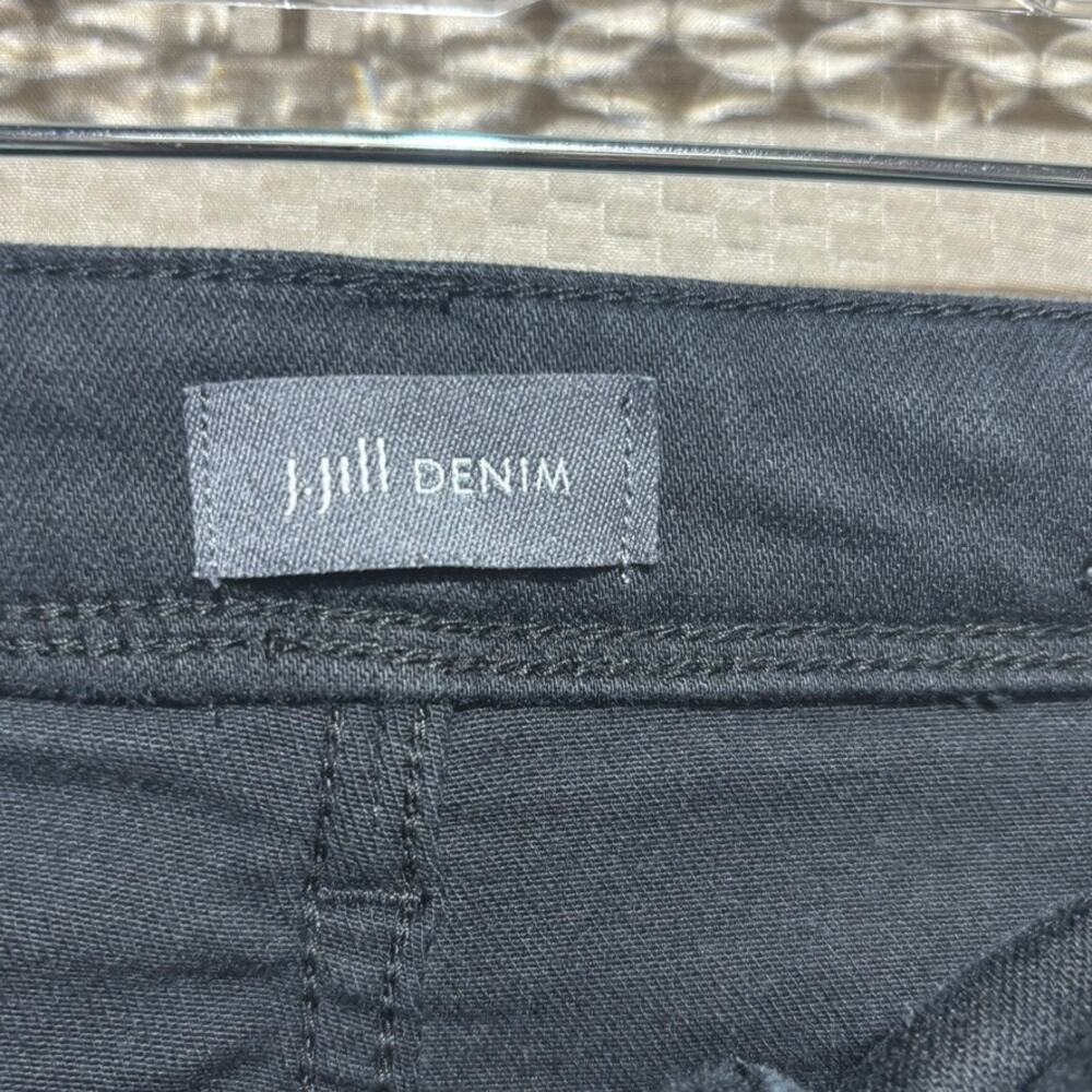 J. Jill Denim Women's Stretch Straight Leg Dark Blue Jeans 8 Regular Career - Picture 4 of 13
